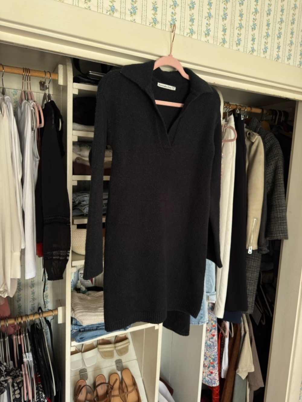 A&F Collared Sweater Dress - Picture 3 of 8